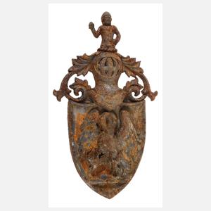 Wappentafel Gusseisen