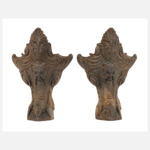 Zwei Verzierungen Historismus