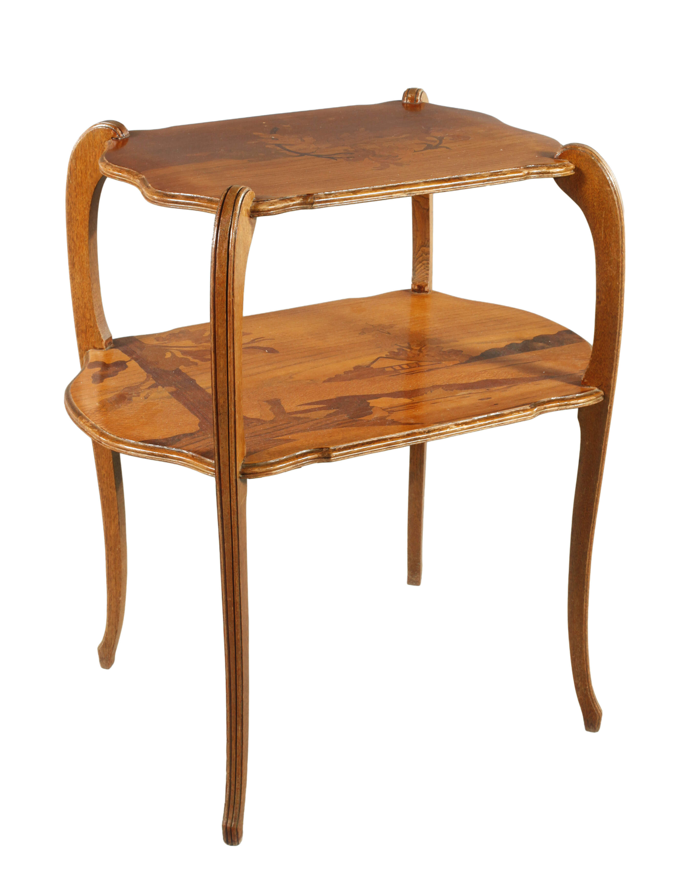 Intarsierter Beistelltisch