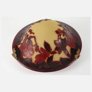 Emile Gallé Deckenlampe “Magnolie”