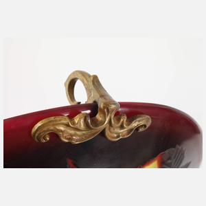 Emile Gallé Deckenlampe “Magnolie”