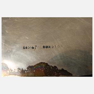 Silber große Jugendstilbowle