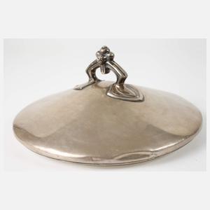 Silber große Jugendstilbowle