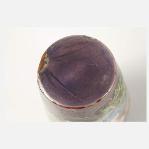 Miniaturvase mit Emaillemalerei