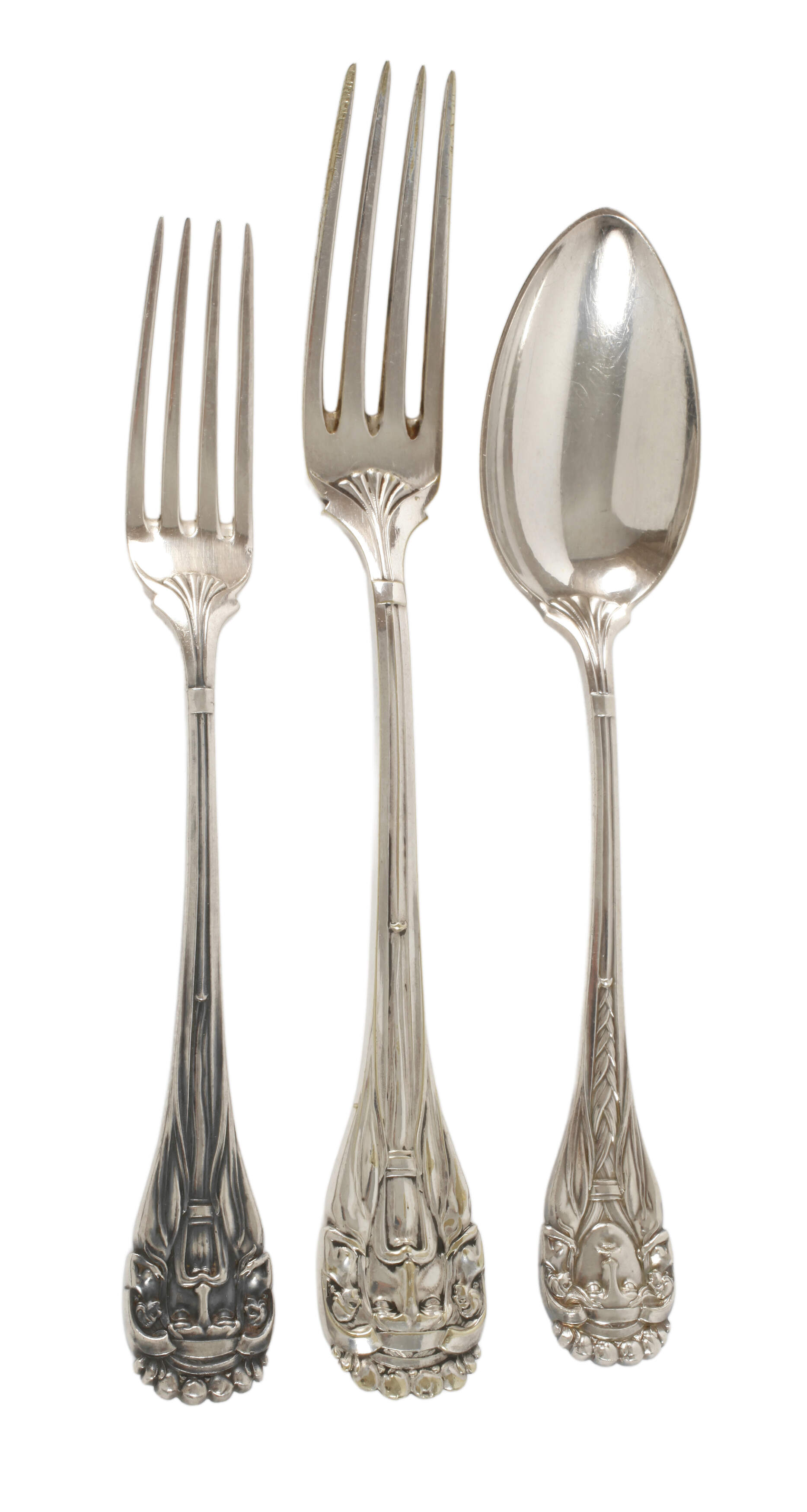 Drei Besteckteile Otto Rieth