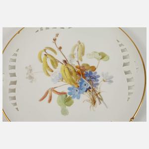 Meissen Durchbruchteller Frühlingsboten