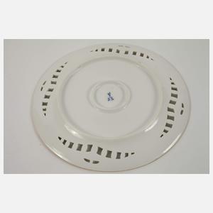 Meissen Durchbruchteller Frühlingsboten