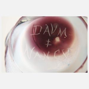 Daum Nancy Vase Alpenveilchendekor