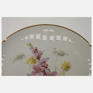 Meissen Durchbruchteller Frühlingsboten