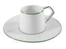 Meissen Kaffeetasse mit Untertasse "Peitschenhieb"