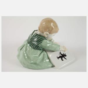 Meissen "Kind mit Bilderbuch, groß"