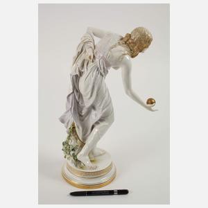 Meissen "Kugelspielerin, groß"