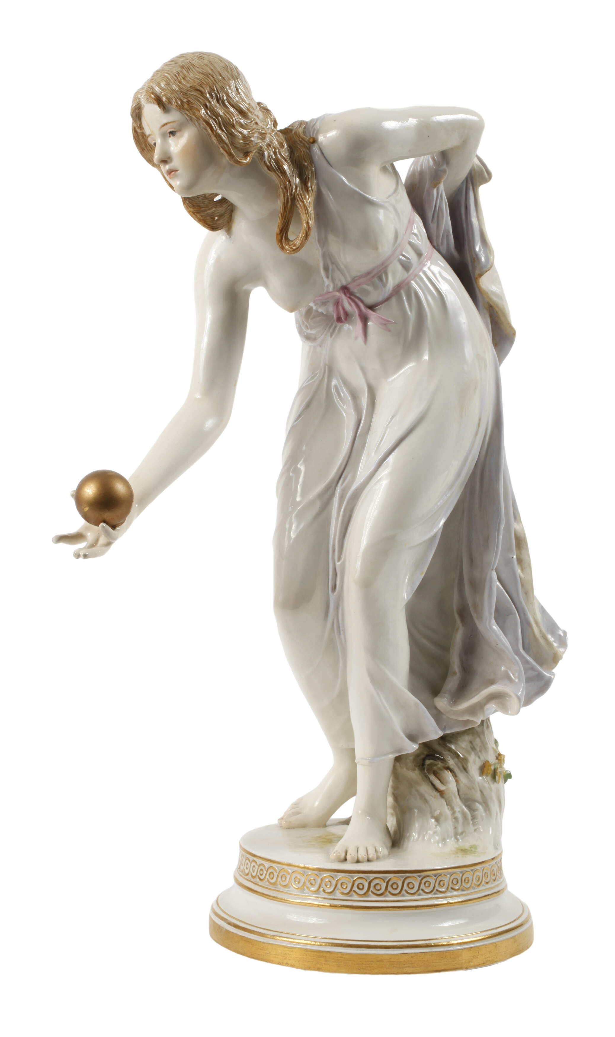 Meissen "Kugelspielerin, groß"