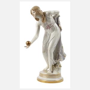 Meissen "Kugelspielerin, groß"