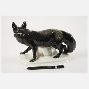 Meissen ”Silberfuchs, stehend”