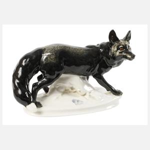 Meissen ”Silberfuchs, stehend”