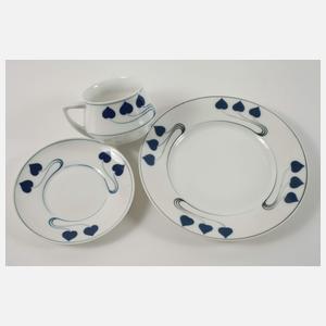 Rosenthal Kaffeeservice "Stehende Herzen"