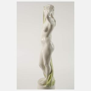 Karl Ens Volkstedt großer Frauenakt mit Tuch