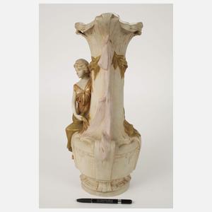 Royal Dux figürliches Vasenpaar