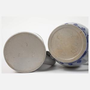 Zwei Westerwalder Bierkrüge