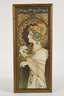 Drei Gemälde nach Alphons Mucha