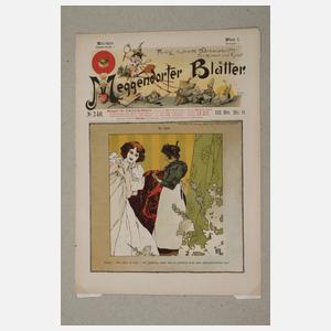 Koloman Moser, Titelblätter "Meggendorfer Blätter"