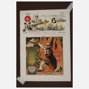 Koloman Moser, Titelblätter "Meggendorfer Blätter"