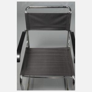 Paar Freischwingersessel Marcel Breuer