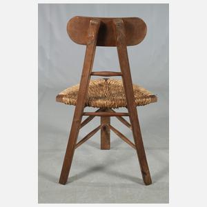 Paar Dreipfosten-Stühle