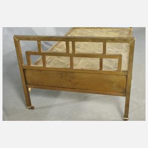 Messingbett Art déco