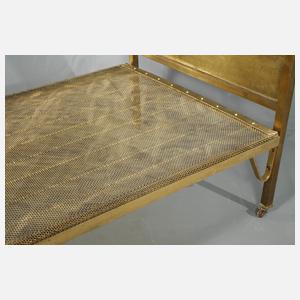 Messingbett Art déco