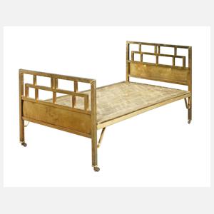 Messingbett Art déco
