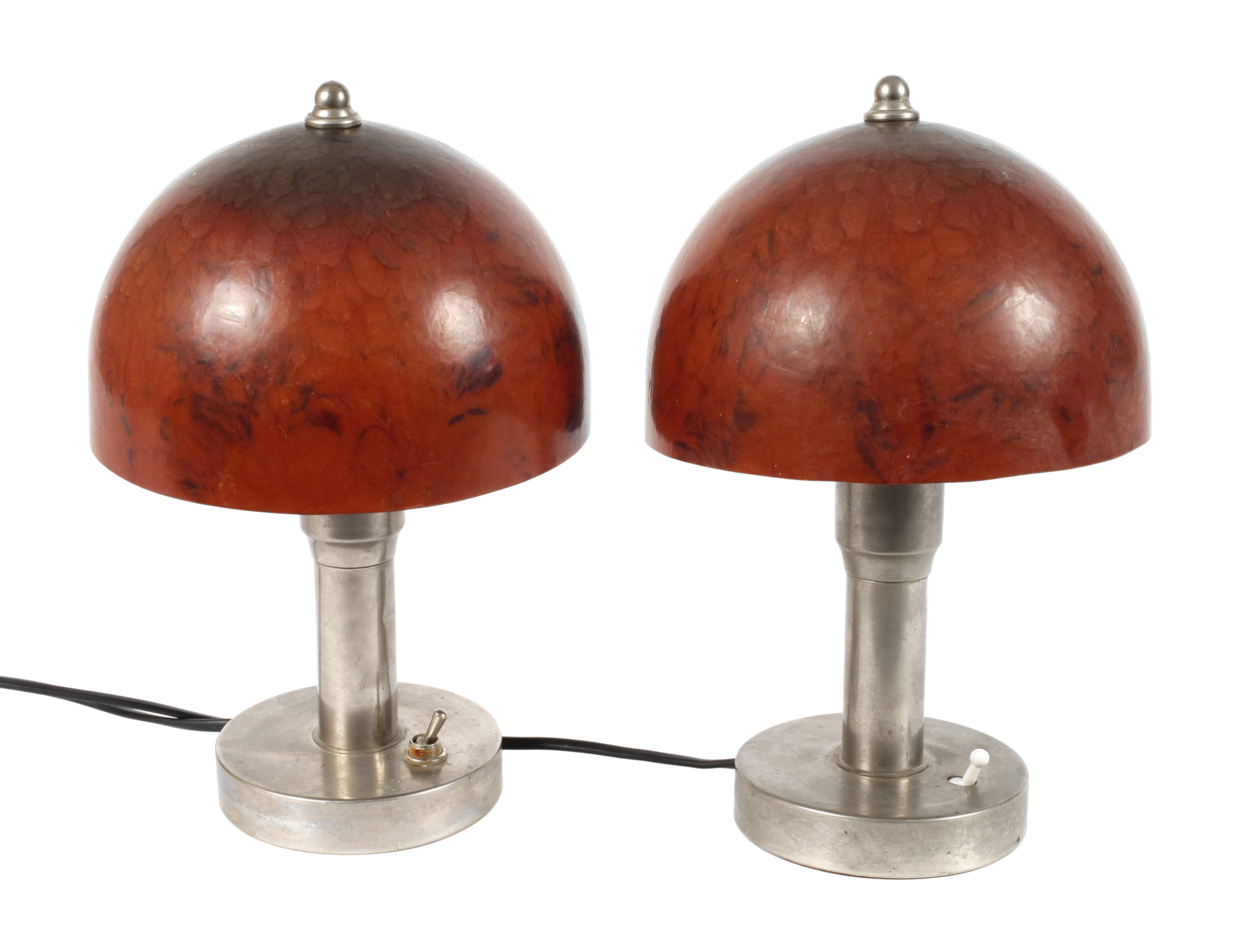 Paar Tischlampen Art déco