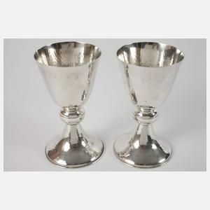 Paar Abendmahlskelche Hans Heck Plauen