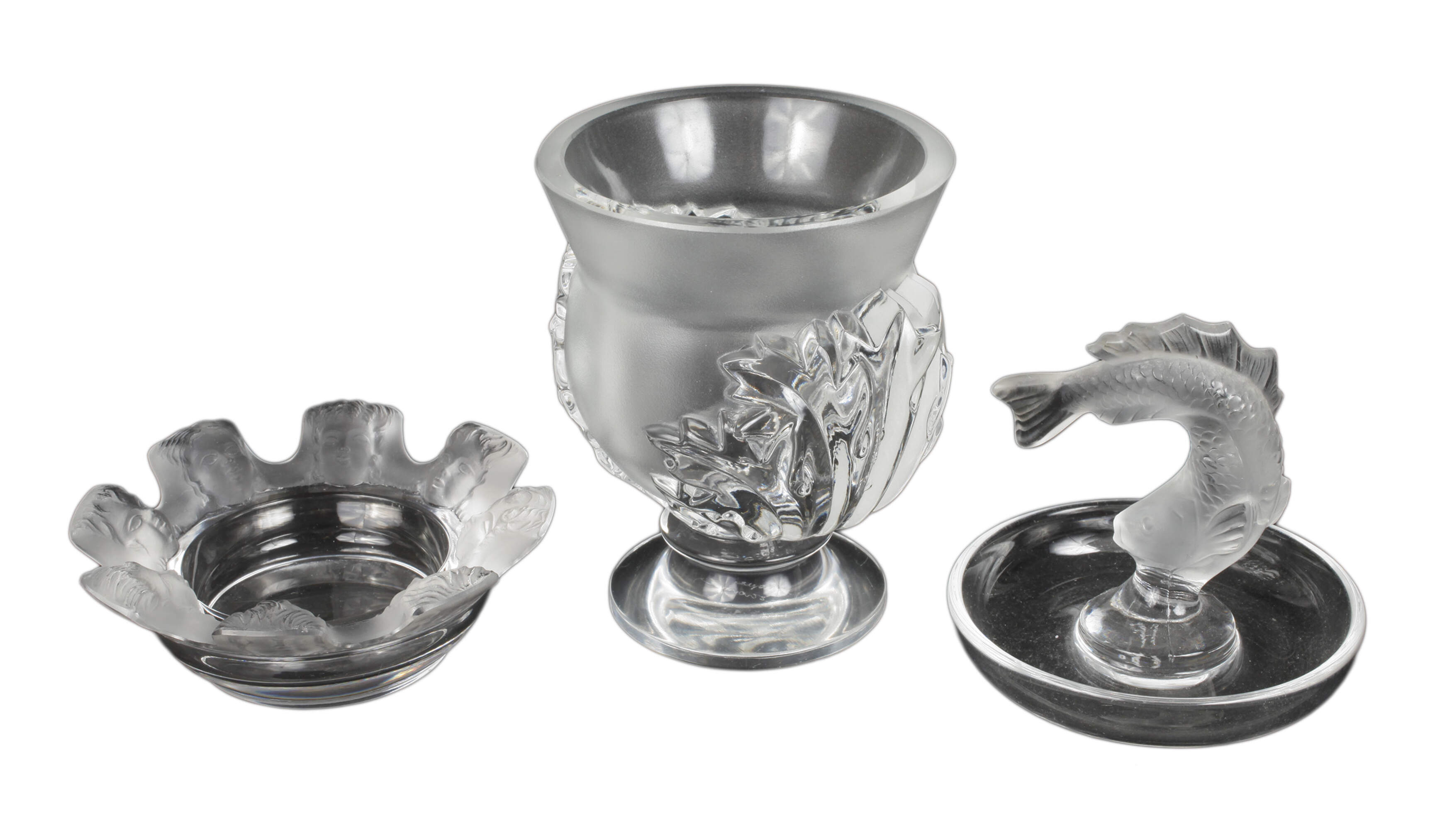 René Lalique drei Teile