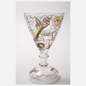 Wiener Werkstätte Pokalglas Josef Hoffmann