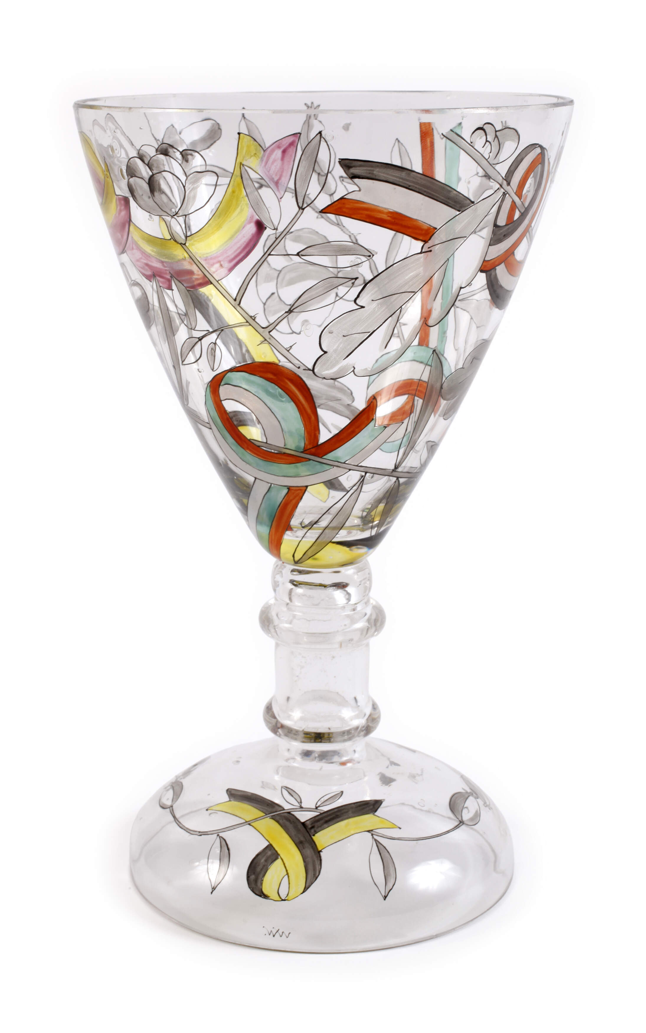 Wiener Werkstätte Pokalglas Josef Hoffmann