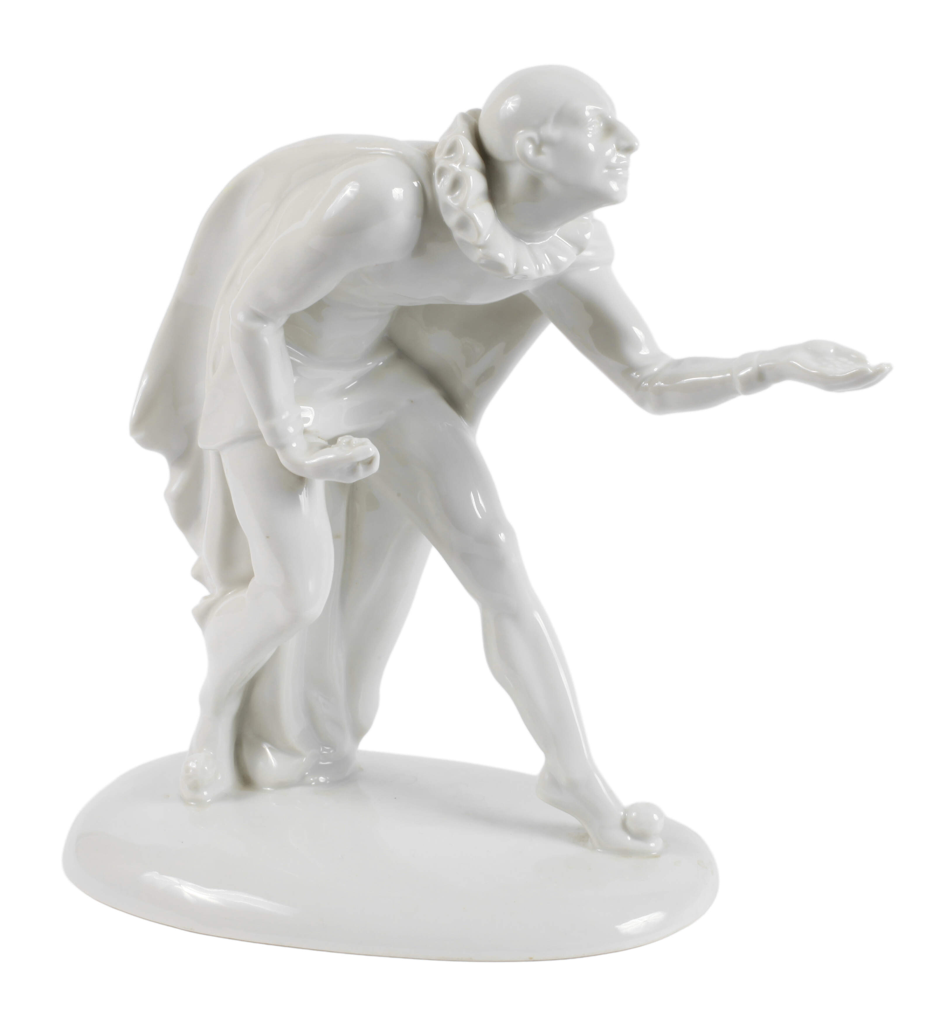 Pirkenhammer Böhmen Pierrot mit Konfetti