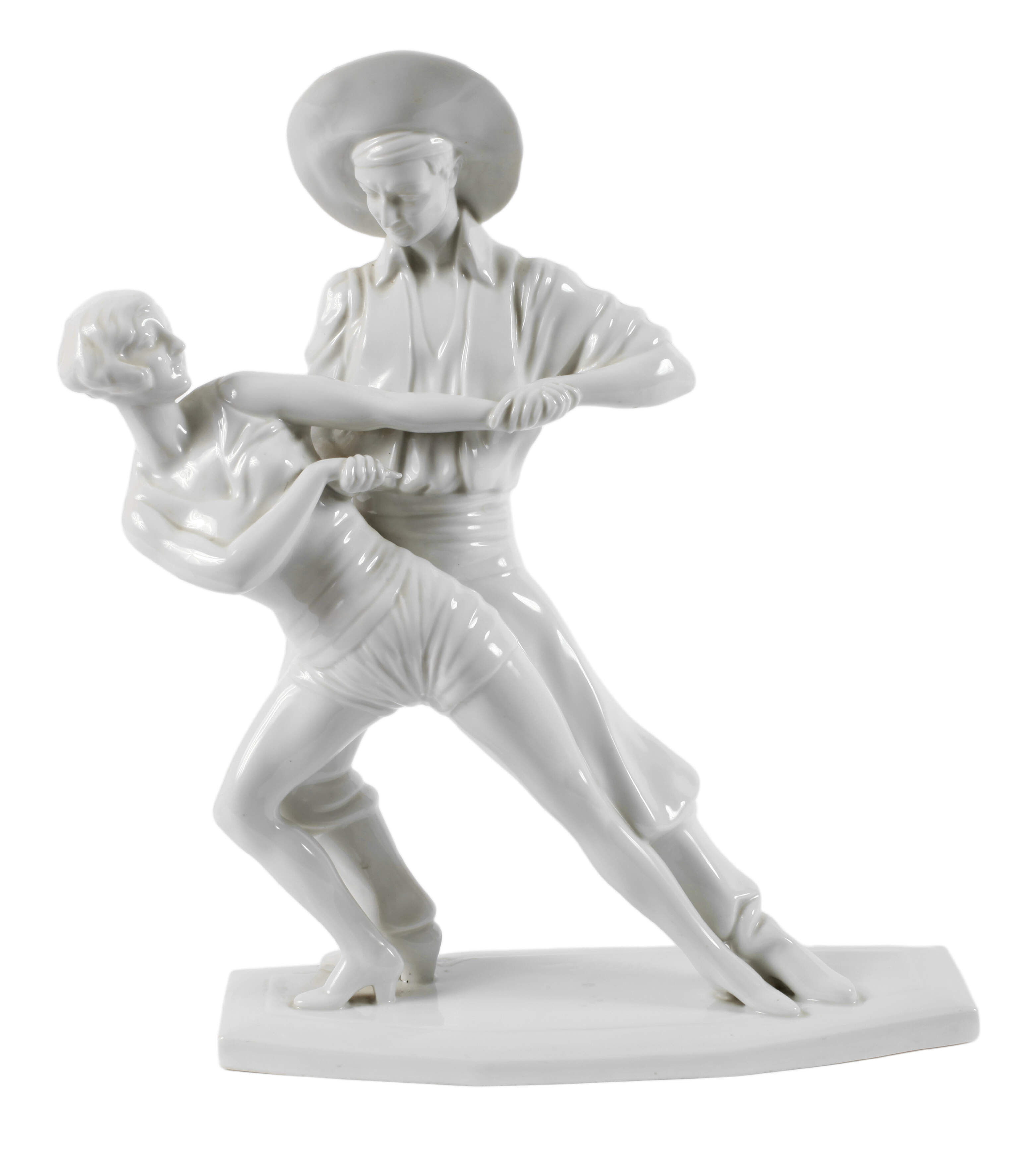 Pirkenhammer Böhmen Tanzpaar Art déco