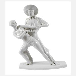 Pirkenhammer Böhmen Tanzpaar Art déco