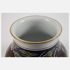 Fraureuth Vase im chinesischen Stil