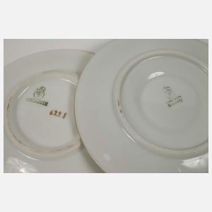 Fraureuth Konvolut prunkvolle Mokkatassen