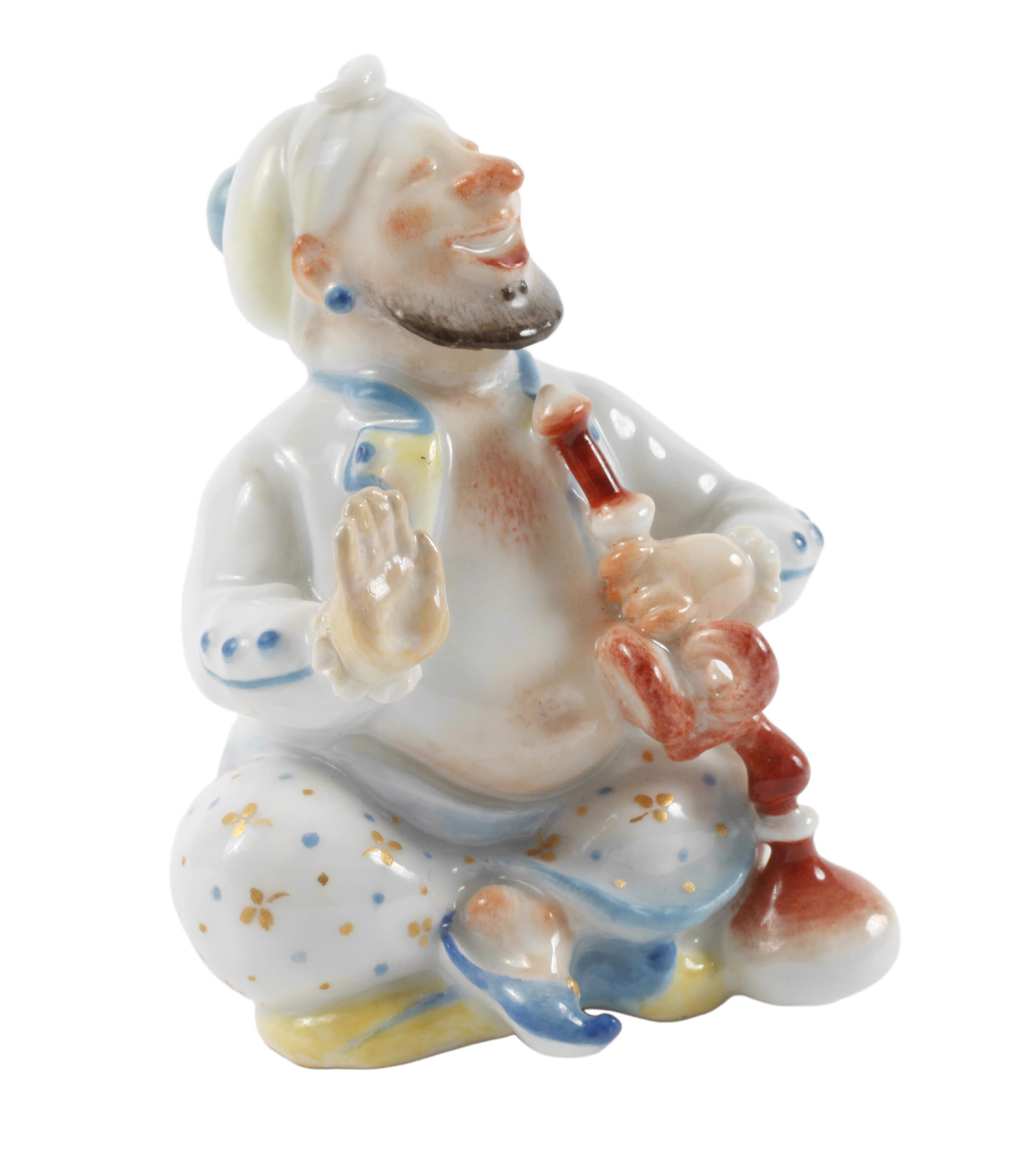 Meissen kleiner "Türke mit Wasserpfeife"
