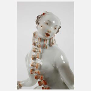 Meissen "Dame mit Mohr"