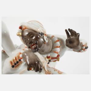 Meissen "Dame mit Mohr"