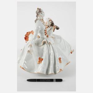 Meissen "Dame mit Mohr"