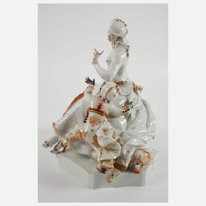 Meissen "Dame mit Mohrenkind"