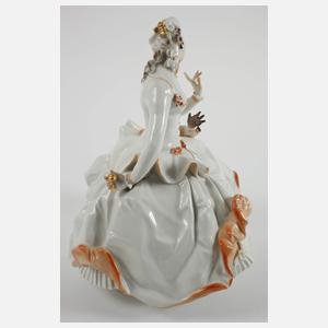 Meissen "Dame mit Mohrenkind"