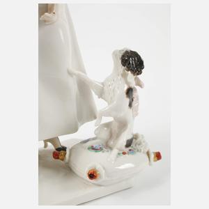 Nymphenburg "Dame mit Hündchen"