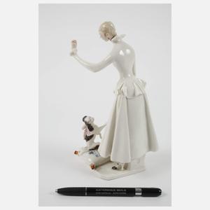 Nymphenburg "Dame mit Hündchen"